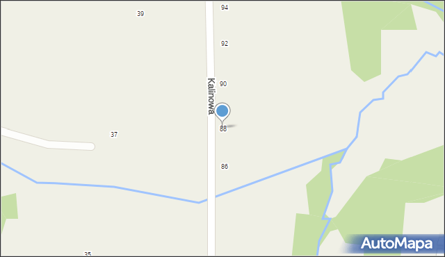 Siepraw, Kalinowa, 88, mapa Siepraw