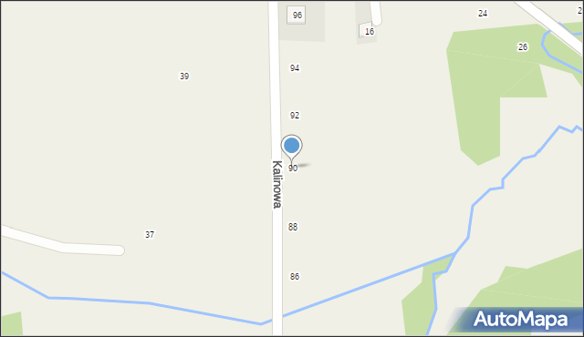 Siepraw, Kalinowa, 90, mapa Siepraw