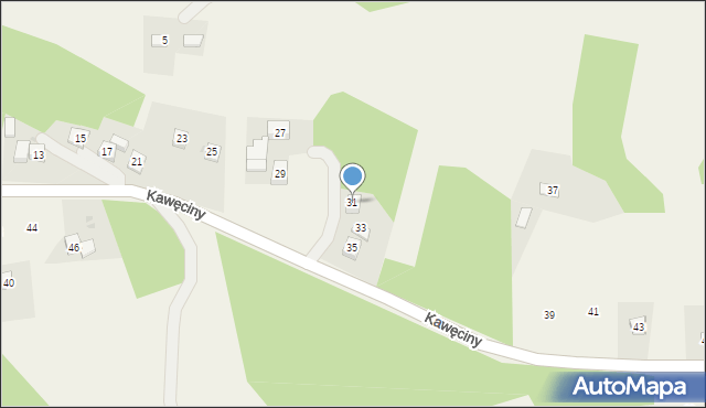 Siepraw, Kawęciny, 31, mapa Siepraw