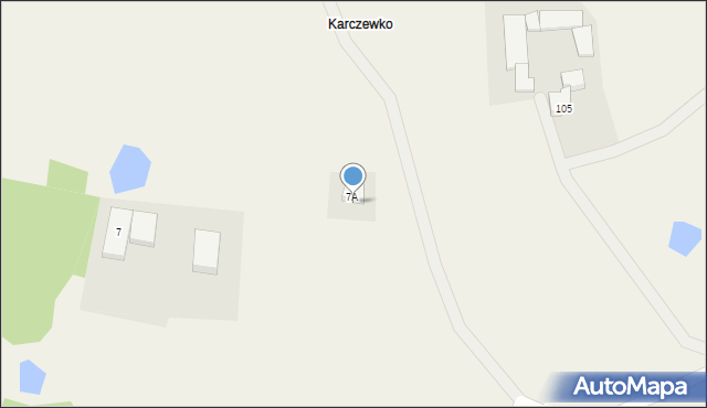 Sierakowice, Karczewko, 7, mapa Sierakowice