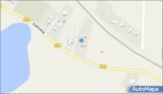 Sierakowice, Kartuska, 37, mapa Sierakowice