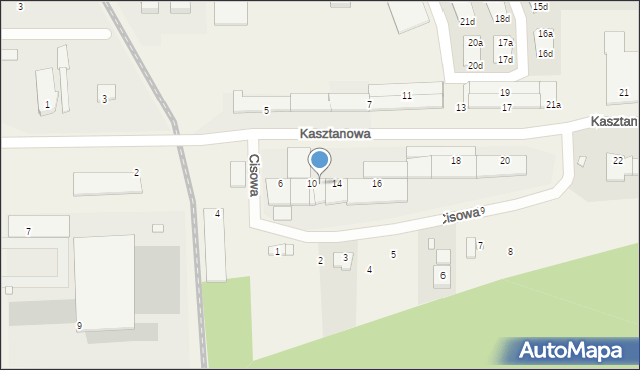 Skarbimierz-Osiedle, Kasztanowa, 12, mapa Skarbimierz-Osiedle