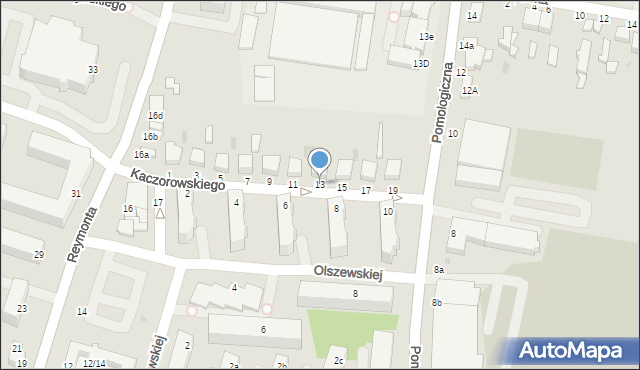 Skierniewice, Kaczorowskiego Ryszarda, prezydenta, 13, mapa Skierniewic