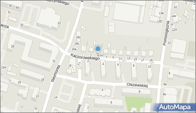 Skierniewice, Kaczorowskiego Ryszarda, prezydenta, 5, mapa Skierniewic