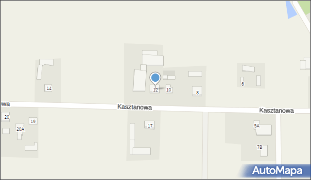 Skrwilno, Kasztanowa, 12, mapa Skrwilno