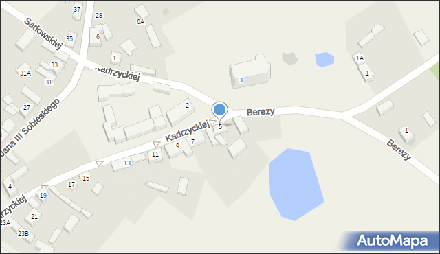 Skrzatusz, Kadrzyckiej Katarzyny, 5, mapa Skrzatusz