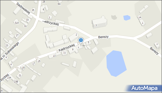 Skrzatusz, Kadrzyckiej Katarzyny, 7a, mapa Skrzatusz