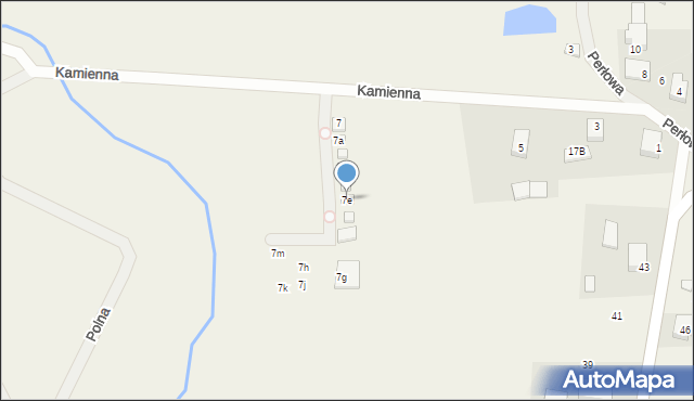 Słajszewo, Kamienna, 7e, mapa Słajszewo