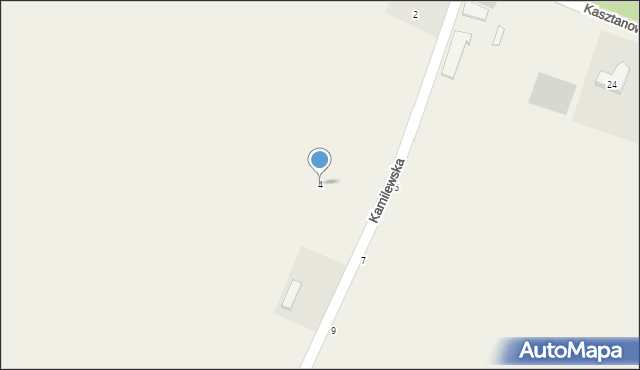 Śleszyn, Kamilewska, 4, mapa Śleszyn