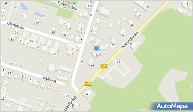 Słupsk, Kaszubska, 33, mapa Słupska