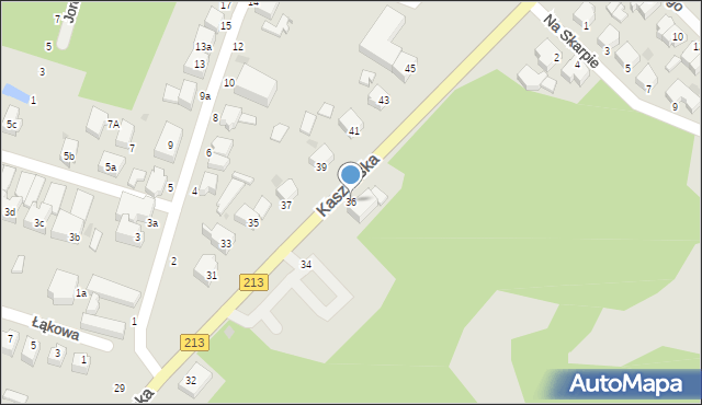 Słupsk, Kaszubska, 36, mapa Słupska