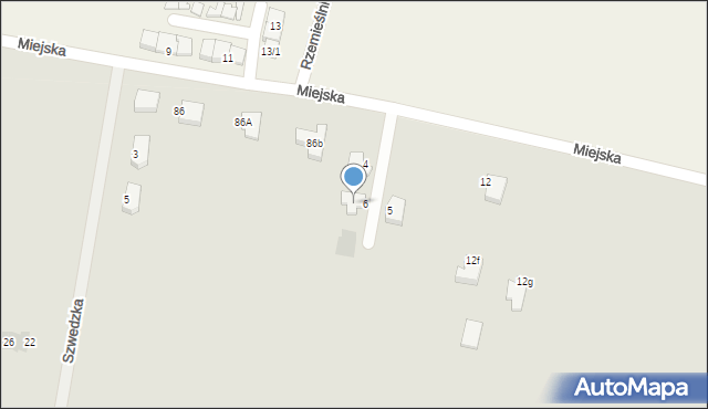 Słupsk, Kaszubska, 86e, mapa Słupska