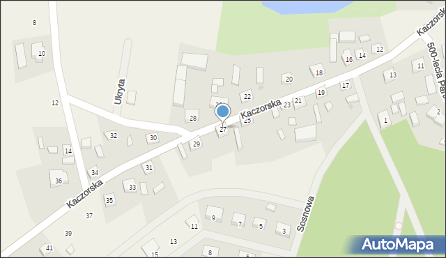 Śmiłowo, Kaczorska, 27, mapa Śmiłowo