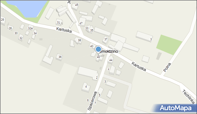 Smołdzino, Kartuska, 42, mapa Smołdzino