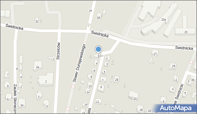 Sobótka, Kabata-Brzechwy Władysława, ppłk., 2, mapa Sobótka