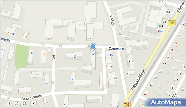 Sochaczew, Kaczorowskiego Ryszarda, prezydenta, 12, mapa Sochaczew