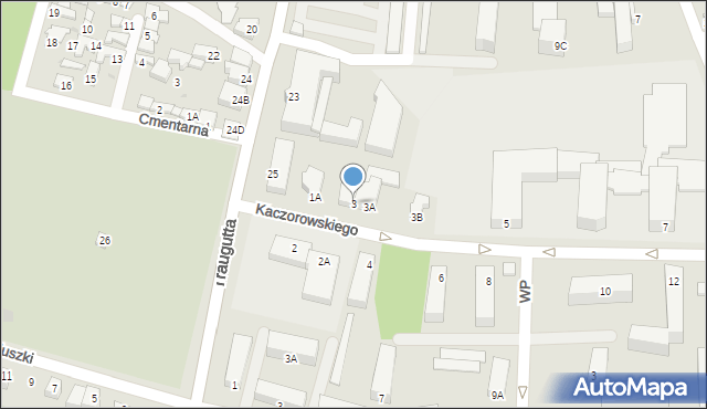 Sochaczew, Kaczorowskiego Ryszarda, prezydenta, 3, mapa Sochaczew