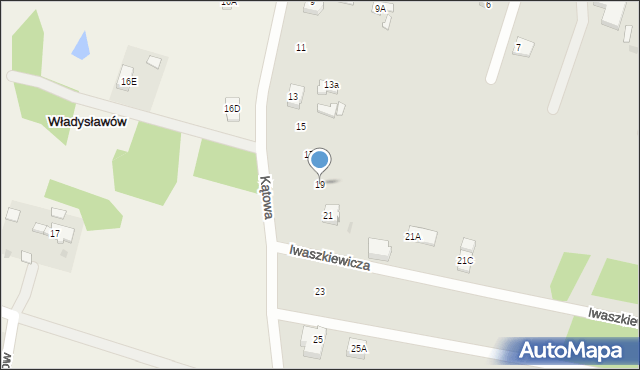 Sochaczew, Kątowa, 19, mapa Sochaczew