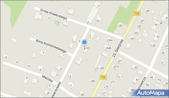 Sochaczew, Kawalerzystów, 5, mapa Sochaczew