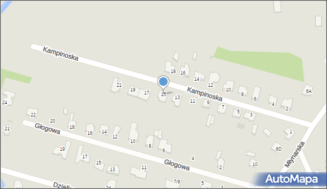 Sochaczew, Kampinoska, 15, mapa Sochaczew