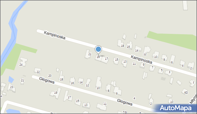 Sochaczew, Kampinoska, 19, mapa Sochaczew