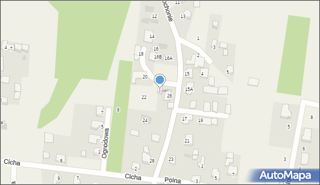 Sochonie, Kaczorowskiego Ryszarda, prezydenta, 26/1, mapa Sochonie