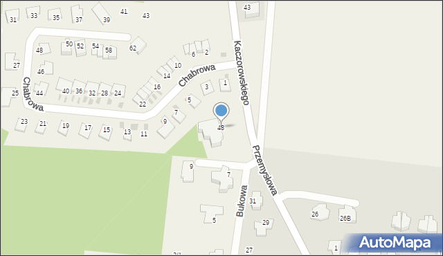 Sochonie, Kaczorowskiego Ryszarda, prezydenta, 48, mapa Sochonie