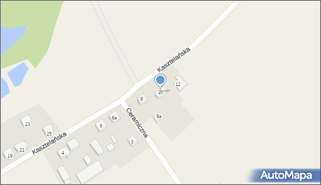 Somonino, Kasztelańska, 10, mapa Somonino