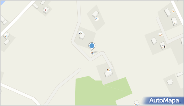 Somonino, Kasztelańska, 2g, mapa Somonino