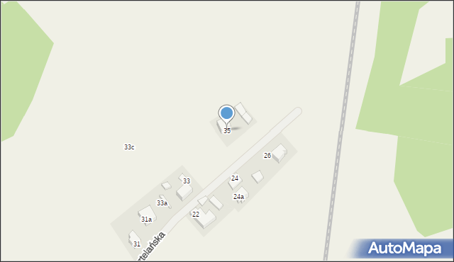 Somonino, Kasztelańska, 35, mapa Somonino