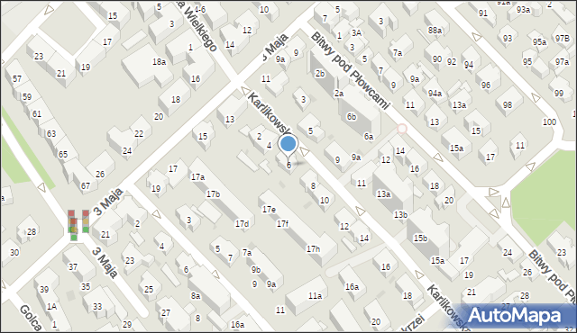 Sopot, Karlikowska, 6, mapa Sopotu