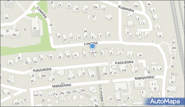Sopot, Kaszubska, 10, mapa Sopotu