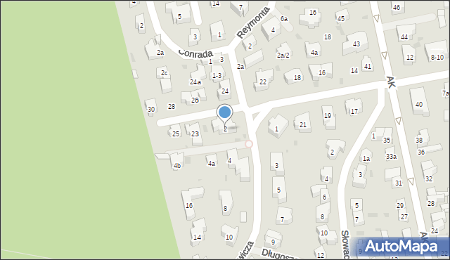 Sopot, Kasprowicza Jana, 2, mapa Sopotu