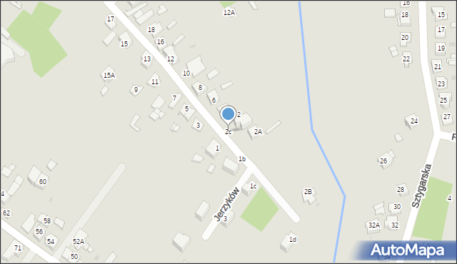 Sosnowiec, Kasprowicza Jana, 2c, mapa Sosnowca