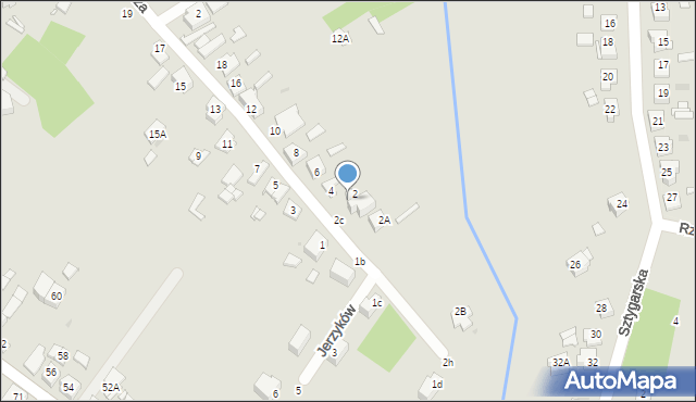 Sosnowiec, Kasprowicza Jana, 2d, mapa Sosnowca