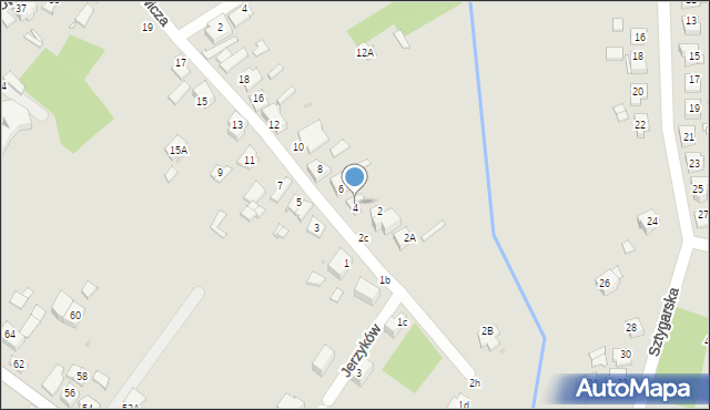 Sosnowiec, Kasprowicza Jana, 4, mapa Sosnowca