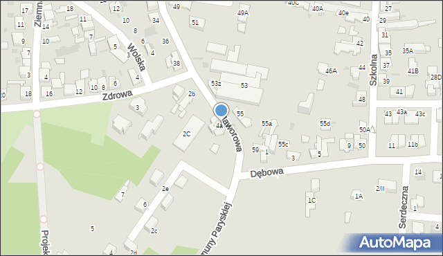 Sosnowiec, Kantora-Mirskiego Mariana, 4A, mapa Sosnowca