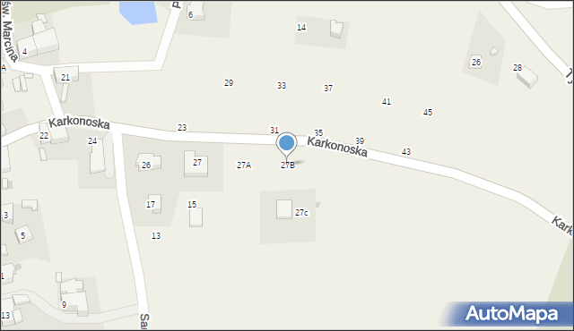 Sosnówka, Karkonoska, 27B, mapa Sosnówka