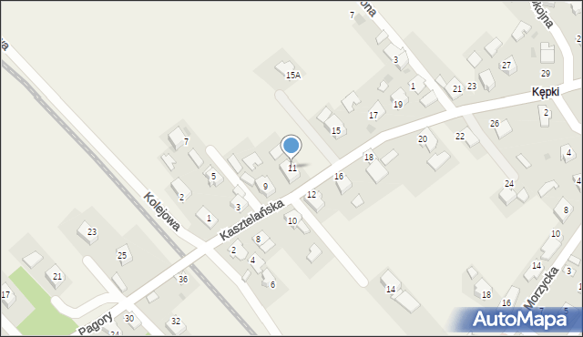 Spytkowice, Kasztelańska, 11, mapa Spytkowice