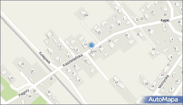 Spytkowice, Kasztelańska, 12, mapa Spytkowice