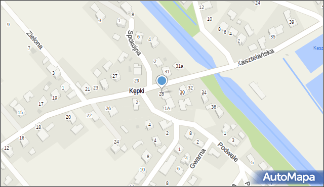 Spytkowice, Kasztelańska, 28, mapa Spytkowice