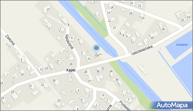 Spytkowice, Kasztelańska, 31a, mapa Spytkowice