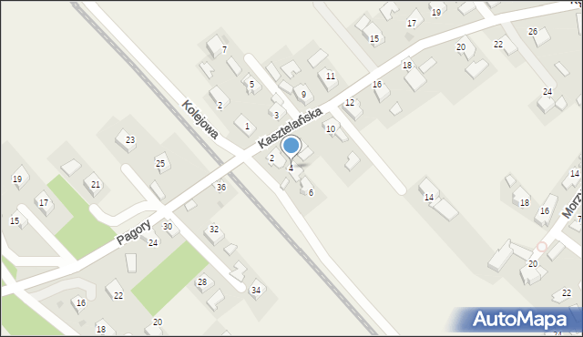 Spytkowice, Kasztelańska, 4, mapa Spytkowice