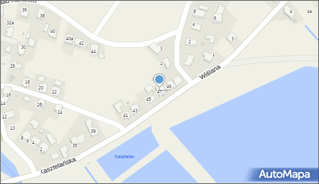 Spytkowice, Kasztelańska, 47, mapa Spytkowice