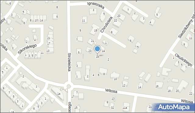 Środa Wielkopolska, Karskiego Jana, 1b, mapa Środa Wielkopolska