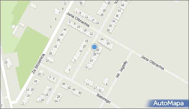 Środa Wielkopolska, Kazimierza Jagiellończyka, 16, mapa Środa Wielkopolska