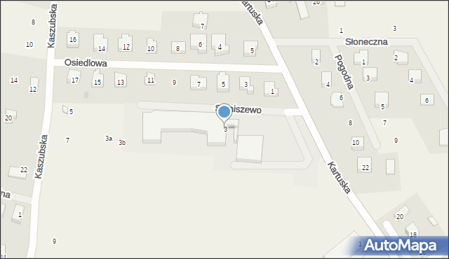 Staniszewo, Kartuska, 3, mapa Staniszewo