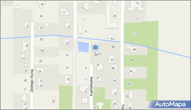 Stara Wieś, Kameliowa, 18, mapa Stara Wieś