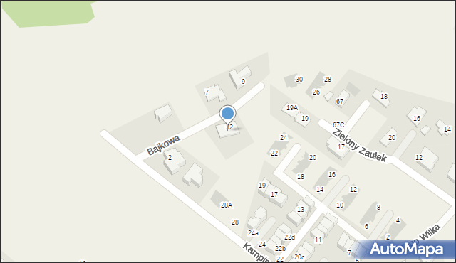 Stare Babice, Kampinoska, 9, mapa Stare Babice