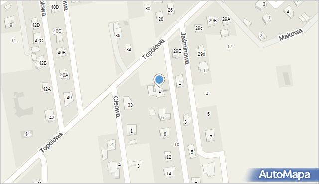 Stare Miasto, Kalinowa, 4, mapa Stare Miasto